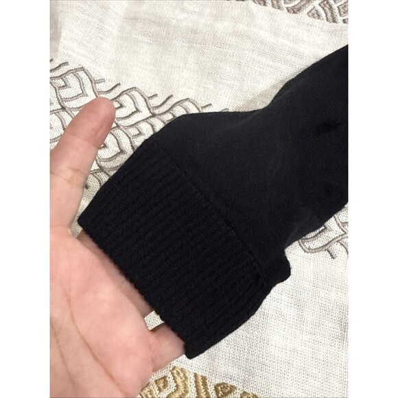 (R) ANTHROPOLOGIE Guinevere Beaded Lace Applique Cardigan Sweater Black Vintage - Picture 10 of 14